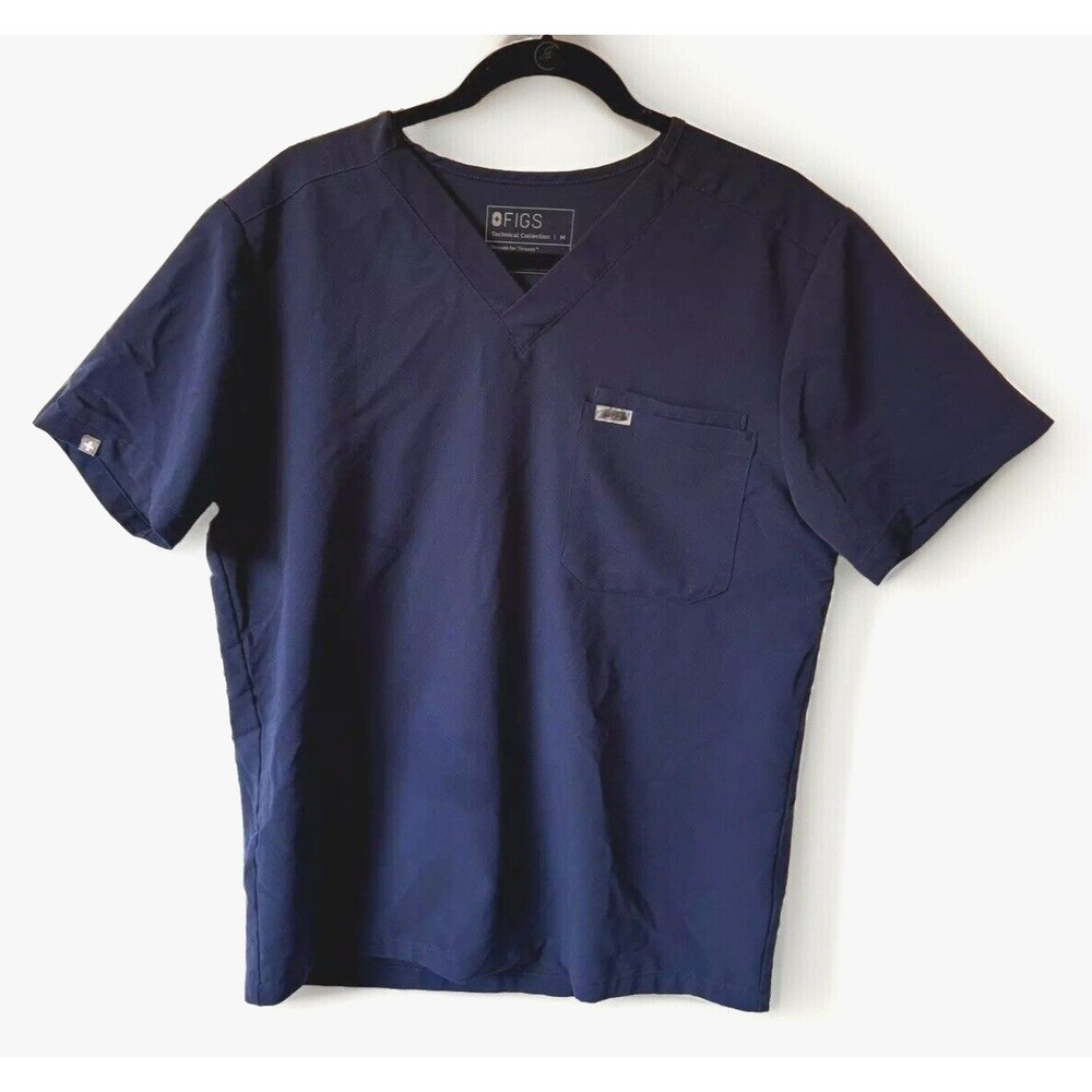 Figs Scrubs Technical Collection Medium Short Sleeve Stretch V-Neck